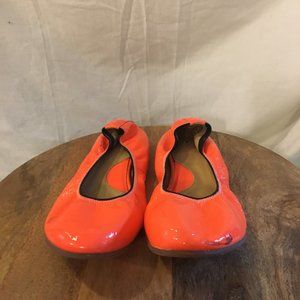 John Fluevog "Aimee" Neon Orange Flats